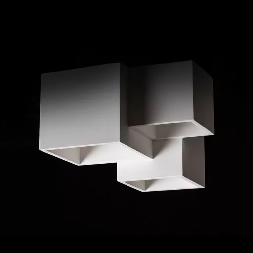 JACK III stropní sádrová 230V LED GU10 3x5W