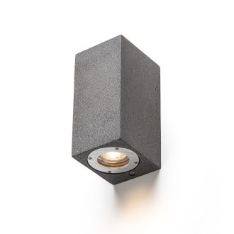   RENDL R13794 KANE kültéri lámpa, fel-le világító IP65 beton/dekor sötét gránit