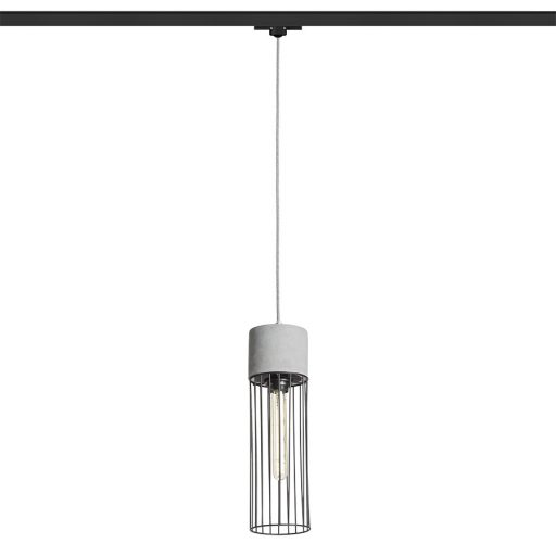 RENDL R13816 BURTON Háromáramkörös rendszerek, 3Á függőlámpák beton/fekete