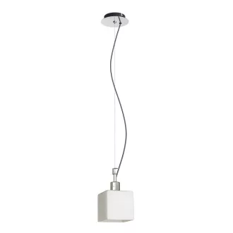 DADOS NEW závěsná opálové sklo/chrom 230V LED E27 11W