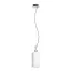 LIZ NEW závěsná opálové sklo/chrom 230V LED E27 15W