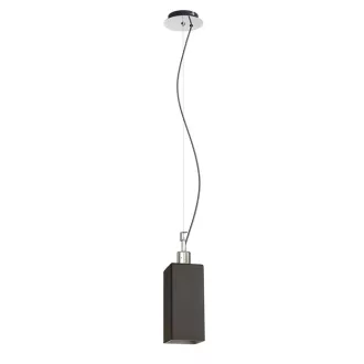 LIZ NEW závěsná černá chrom 230V LED E27 15W
