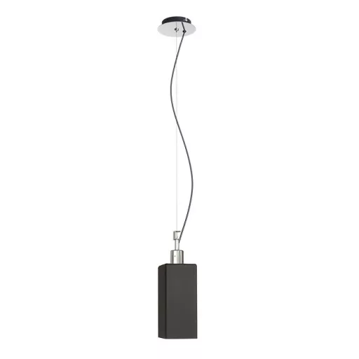LIZ NEW závěsná černá chrom 230V LED E27 15W
