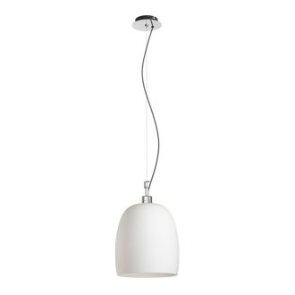RENDL R13824 COROA függőlámpatest, üveg opálüveg/króm