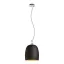 COROA NEW 28 závěsná černá chrom 230V LED E27 15W
