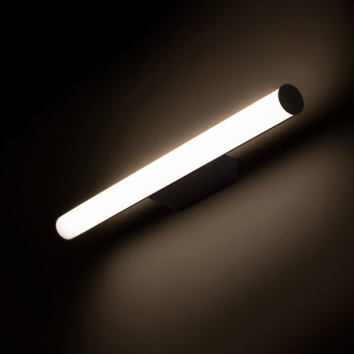 RENDL R13888 CASSAMBA LED fali lámpa, fürdőszoba IP44 fekete opálakril