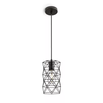 ILUSIA závěsná černá 230V LED E27 15W