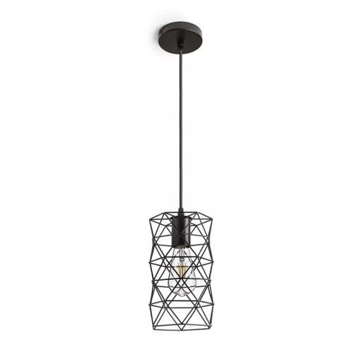 ILUSIA závěsná černá 230V LED E27 15W