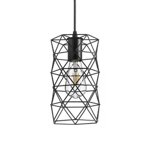 ILUSIA závěsná černá 230V LED E27 15W