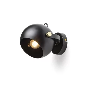 AGNETA přisazená černá 230V LED E27 11W