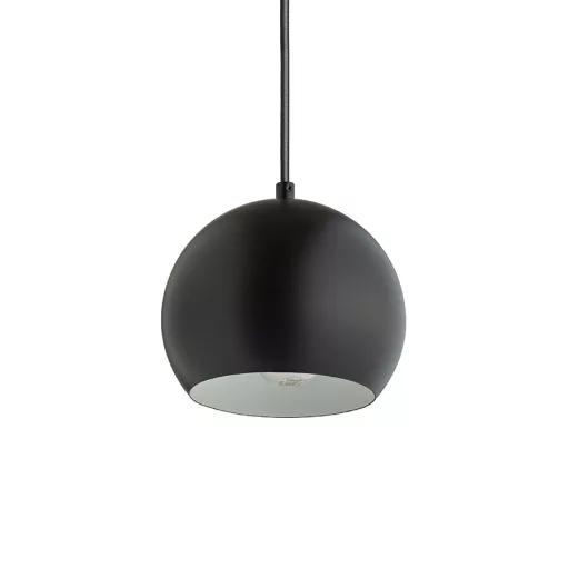 AGNETA závěsná černá 230V LED E27 11W