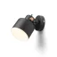CELEIA přisazená matná černá česaná měď 230V LED E27 11W