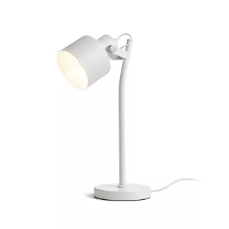   CELEIA asztali lámpa matt fehér matt nikkel 230V LED E27 11W