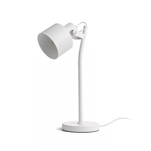 CELEIA asztali lámpa matt fehér matt nikkel 230V LED E27 11W