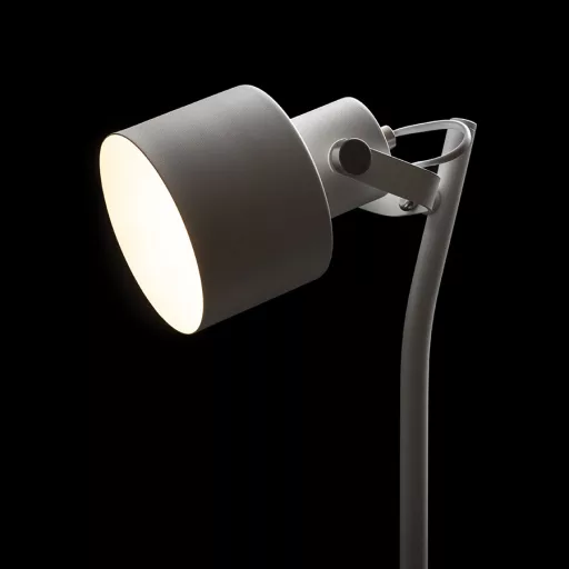 CELEIA asztali lámpa matt fehér matt nikkel 230V LED E27 11W