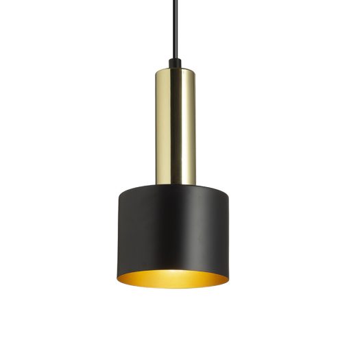 RENDL R13909 GIULIA függőlámpatest, fém fekete/aranybarna sárgaréz