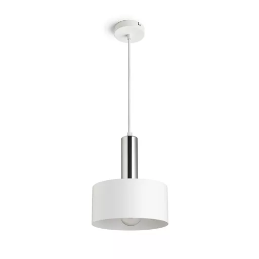 GIULIA 20 závěsná bílá chrom 230V LED E27 15W