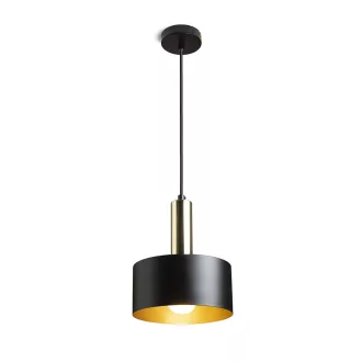   GIULIA 20 závěsná černá/zlatohnědá mosaz 230V LED E27 15W