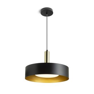   RENDL R13913 GIULIA függőlámpatest, fém fekete/aranybarna sárgaréz