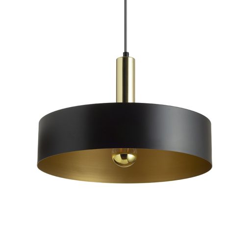 RENDL R13913 GIULIA függőlámpatest, fém fekete/aranybarna sárgaréz