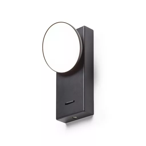 ELISEO nástěnná černá 230V LED 5W 3000K