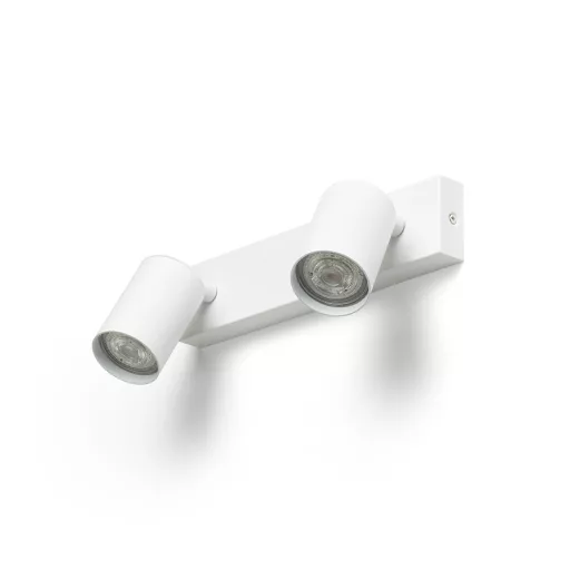 DUDE II přisazená bílá 230V LED GU10 2x9W