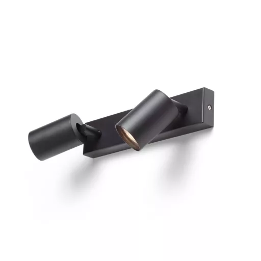 DUDE II přisazená černá 230V LED GU10 2x9W