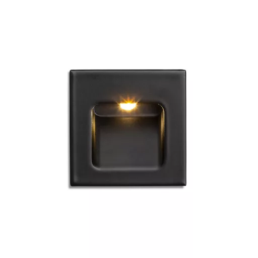 AMARO süllyesztett lámpa fekete  230V LED 3W 60°  3000K