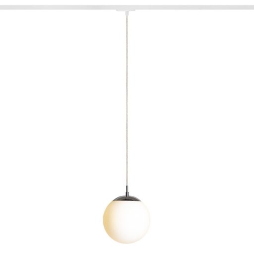 RENDL R13964 LUNA Egyáramkörös rendszerek, 1Á függőlámpák opálüveg/króm