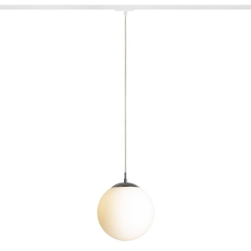 RENDL R13965 LUNA Egyáramkörös rendszerek, 1Á függőlámpák opálüveg/króm