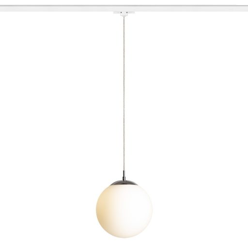 RENDL R13968 LUNA Háromáramkörös rendszerek, 3Á függőlámpák opálüveg/króm