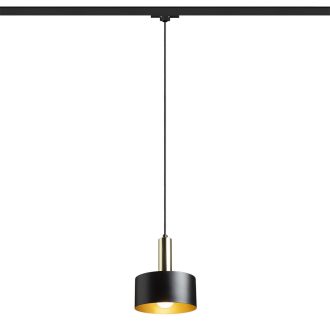   RENDL R13993 GIULIA Háromáramkörös rendszerek, 3Á függőlámpák fekete/aranybarna sárgaréz