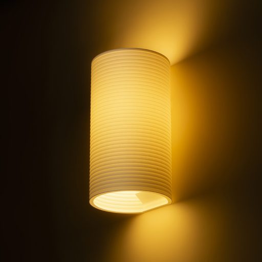 RENDL R13997 CALLUM fali lámpa, dekoratív fehér Eco PLA