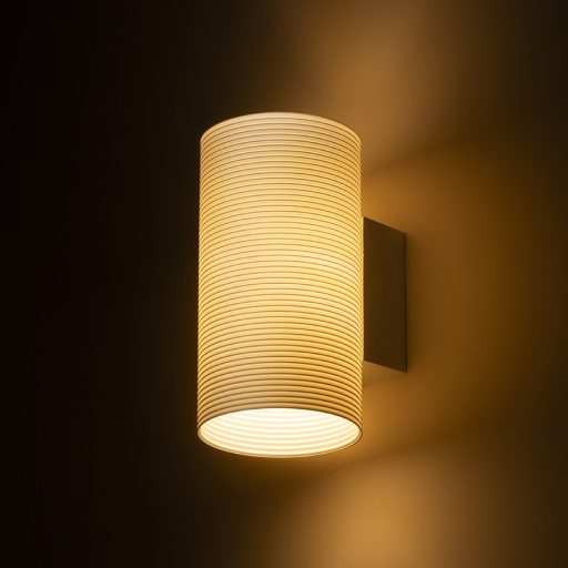 RENDL R14000 GLANS fali lámpa, dekoratív fehér Eco PLA