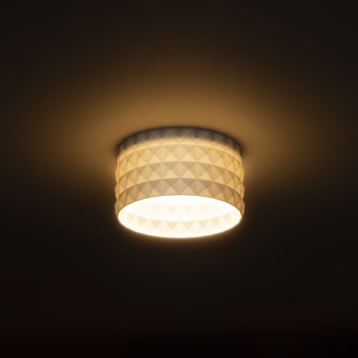 RENDL R14007 MARENGA LED mennyezeti lámpa, dekoratív fehér Eco PLA