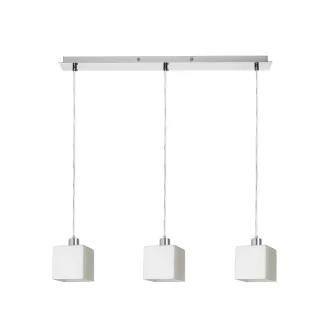   DADOS III 60 závěsná opálové sklo/chrom 230V LED E27 3x11W