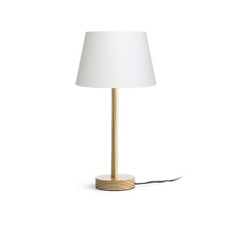 RENDL R14033 MAUI/ALVIS asztali lámpa, dekoratív fehér fa