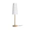MAUI/CONNY 15/30 asztali lámpa  Polycotton fehér/fa 230V LED E27 11W