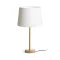MAUI/AMBITUS 30 asztali lámpa  Polycotton fehér/fa 230V LED E27 15W