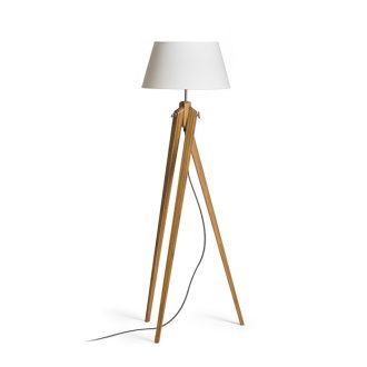   RENDL R14043 AMBITUS állólámpa, dekoratív krémfehér bambusz