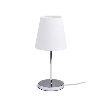   NYC/CONNY 15/15 asztali lámpa  Polycotton fehér/króm 230V LED E27 11W