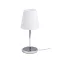 NYC/CONNY 15/15 asztali lámpa  Polycotton fehér/króm 230V LED E27 11W
