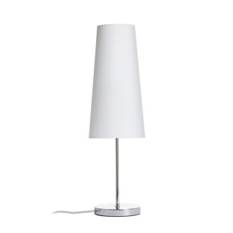   RENDL R14049 NYC/CONNY asztali lámpa, dekoratív Polycotton fehér/króm