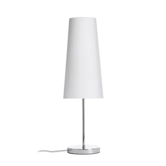   NYC/CONNY 15/30 asztali lámpa  Polycotton fehér/króm 230V LED E27 11W