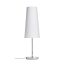 RENDL R14049 NYC/CONNY asztali lámpa, dekoratív Polycotton fehér/króm