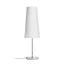 NYC/CONNY 15/30 asztali lámpa  Polycotton fehér/króm 230V LED E27 11W