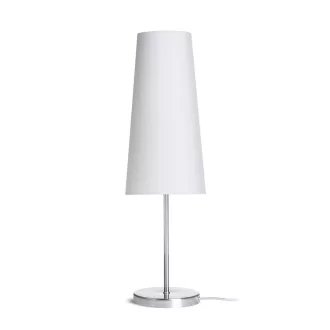   NYC/CONNY 15/30 asztali lámpa  Polycotton fehér/nikkel 230V LED E27 11W