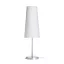 NYC/CONNY 15/30 asztali lámpa  Polycotton fehér/nikkel 230V LED E27 11W