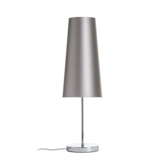   RENDL R14051 NYC/CONNY asztali lámpa, dekoratív Monaco galambszürke/ezüst PVC/króm