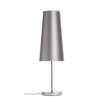   NYC/CONNY 15/30 asztali lámpa Monaco galambszürke/ezüst PVC/króm 230V LED E27 11W
